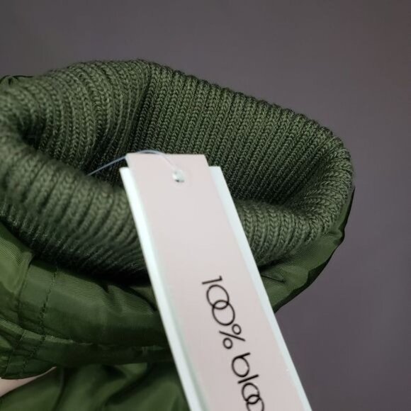 NWT Aqua Puffer Coat Anorak Army Green‎ Hooded Coat Size XS - Picture 11 of 13